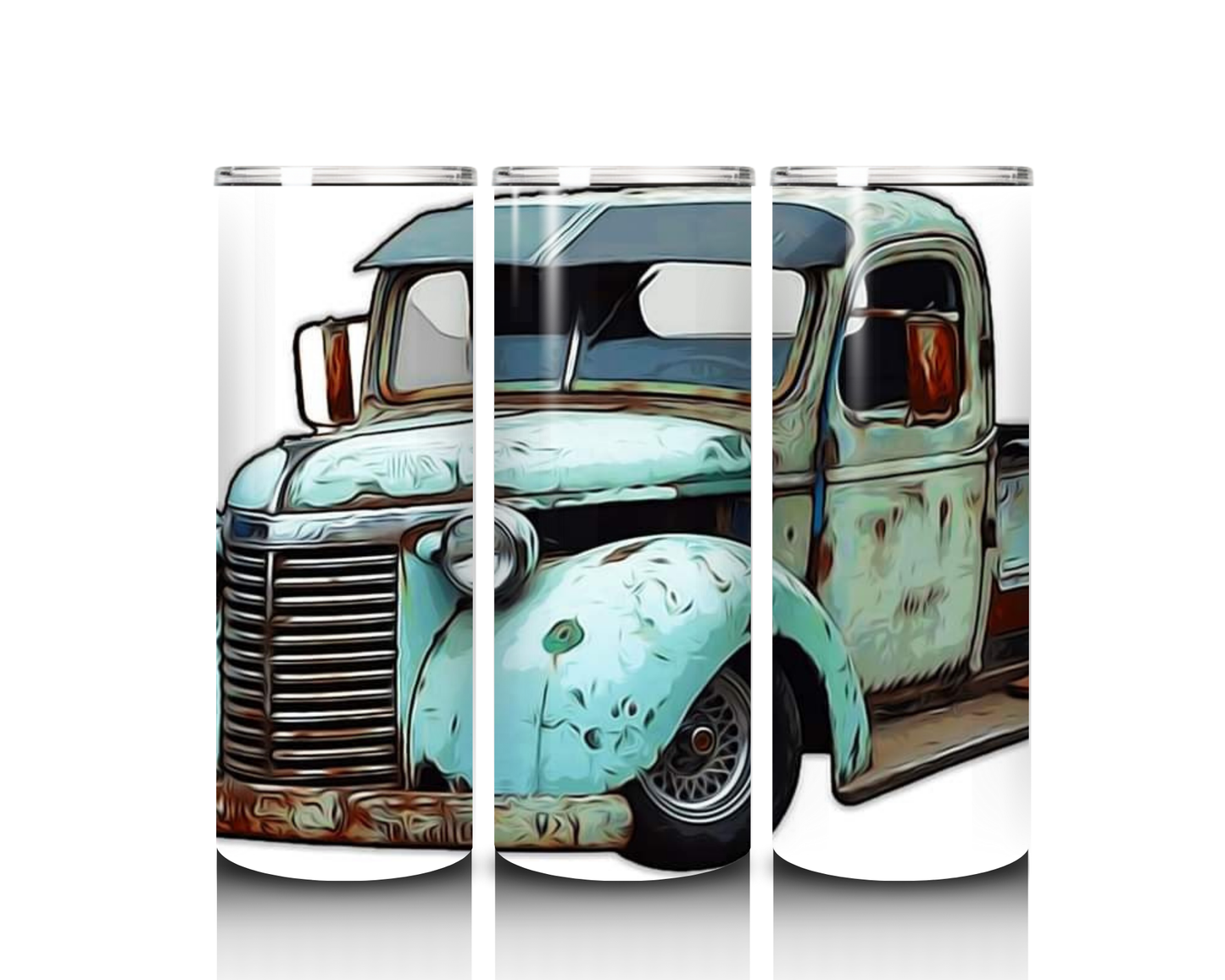 20 oz Old Rusted Truck Tumbler