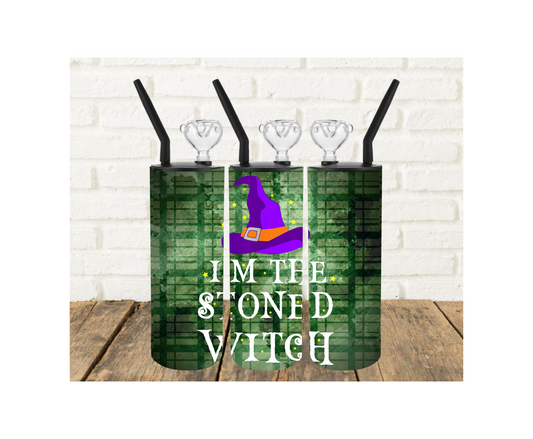 I'm the Stoned Witch 420 Tumbler Pipe
