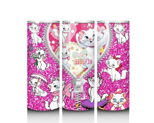 20 oz Aristocats Marie Tumbler