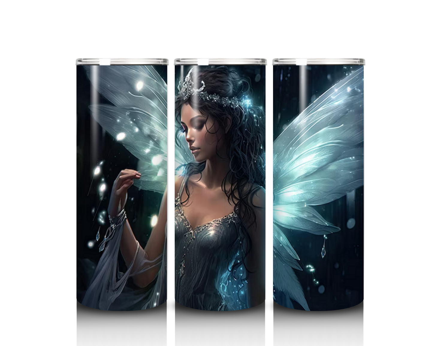 Silver Fairy Queen Tumbler