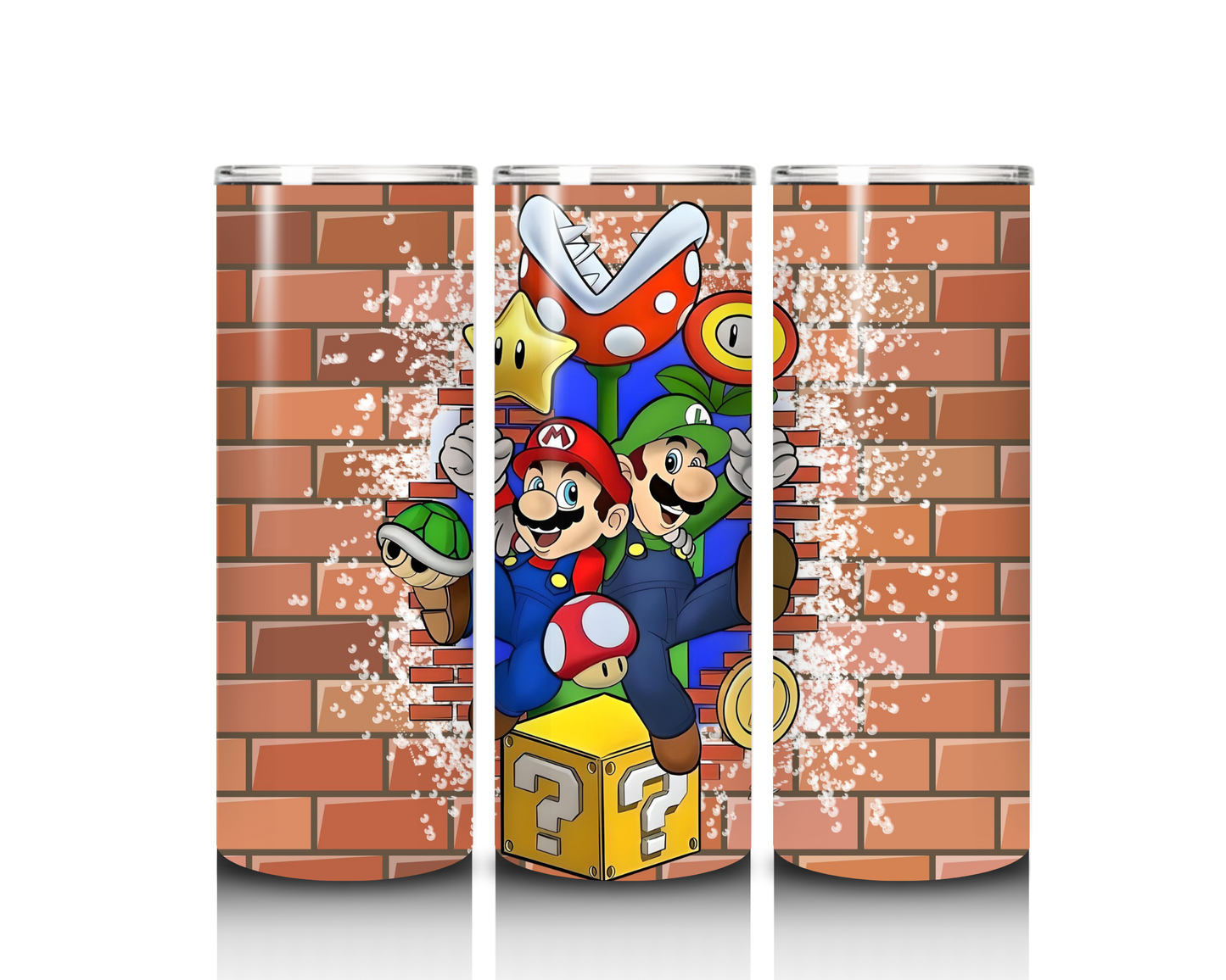 20 oz Mario Bros Wall Break Tumbler