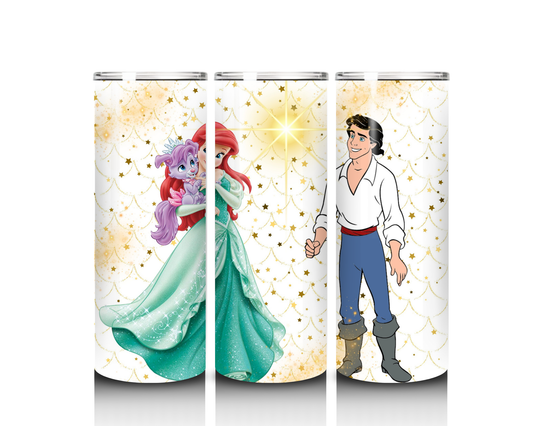 20 oz Ariel and Eric Tumbler