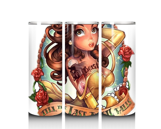 20 oz Belle with Tattoos Tumbler