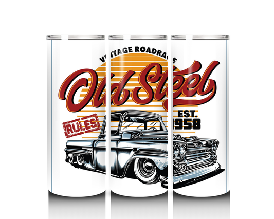 20 oz Old Steel Truck Tumbler