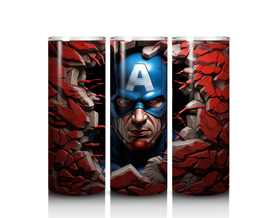 20 oz Captain America Tumbler
