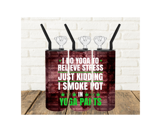 Relieve Stress 420 Tumbler Pipe
