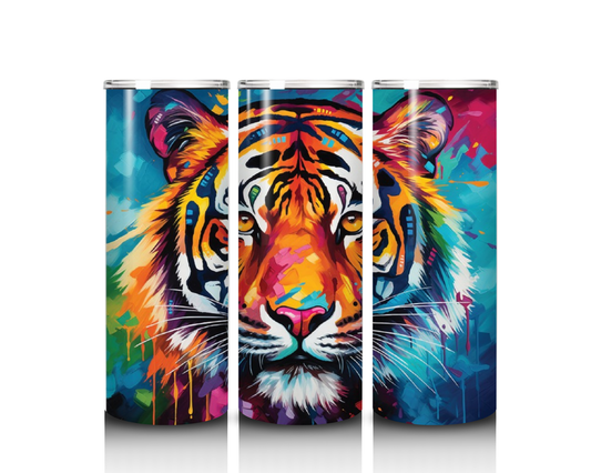 20 oz Tiger Tumbler