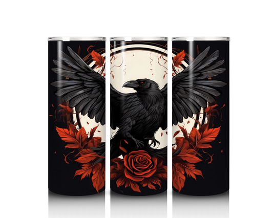 20 oz Blood Raven Tumbler