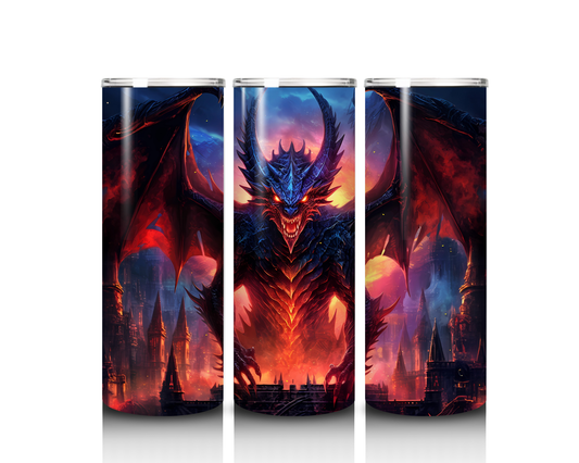 20 oz Demon Dragon Tumbler