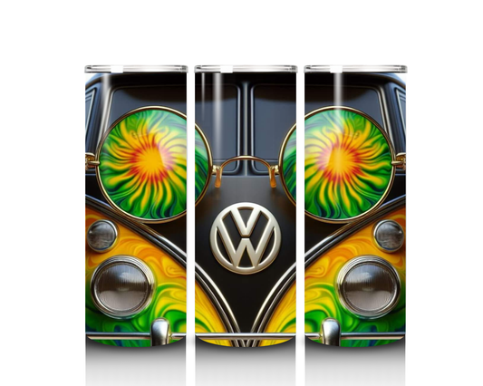 20 oz Green VW Van Tumbler
