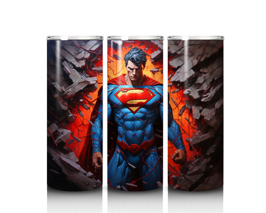 20 oz Superman Tumbler