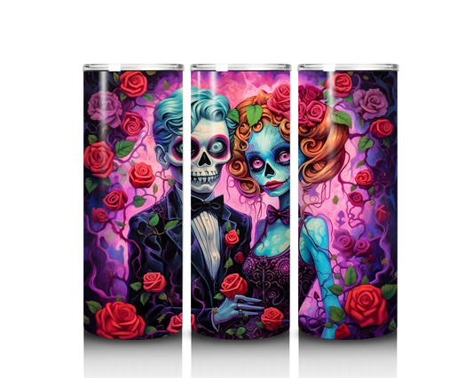 Zombie Couple Tumbler