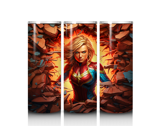 20 oz Captain Marvel Tumbler