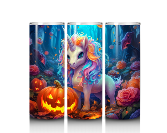 Halloween Unicorn Tumbler
