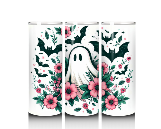 Ghost with Bats Tumbler