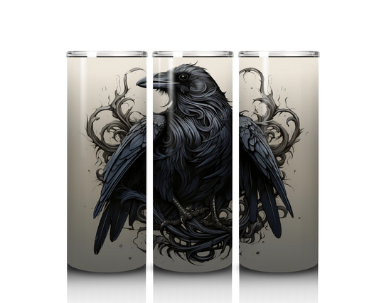 20 oz Dark Raven Tumbler