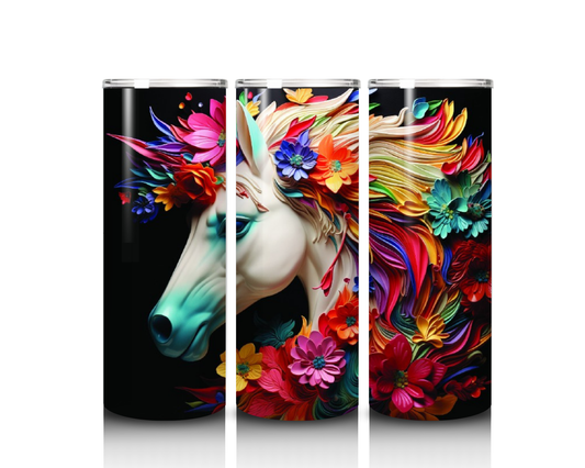20 oz Horse Tumbler
