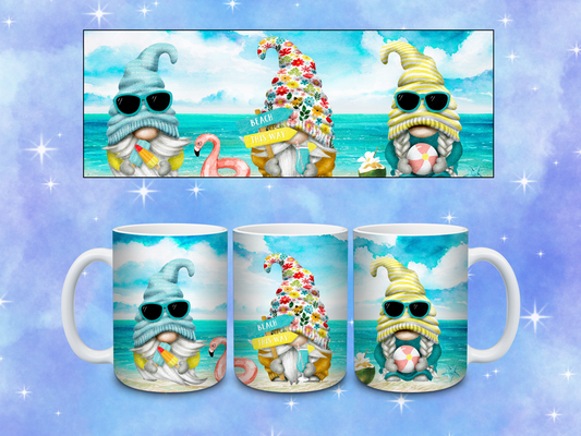 Beach Gnomes Coffee Mug