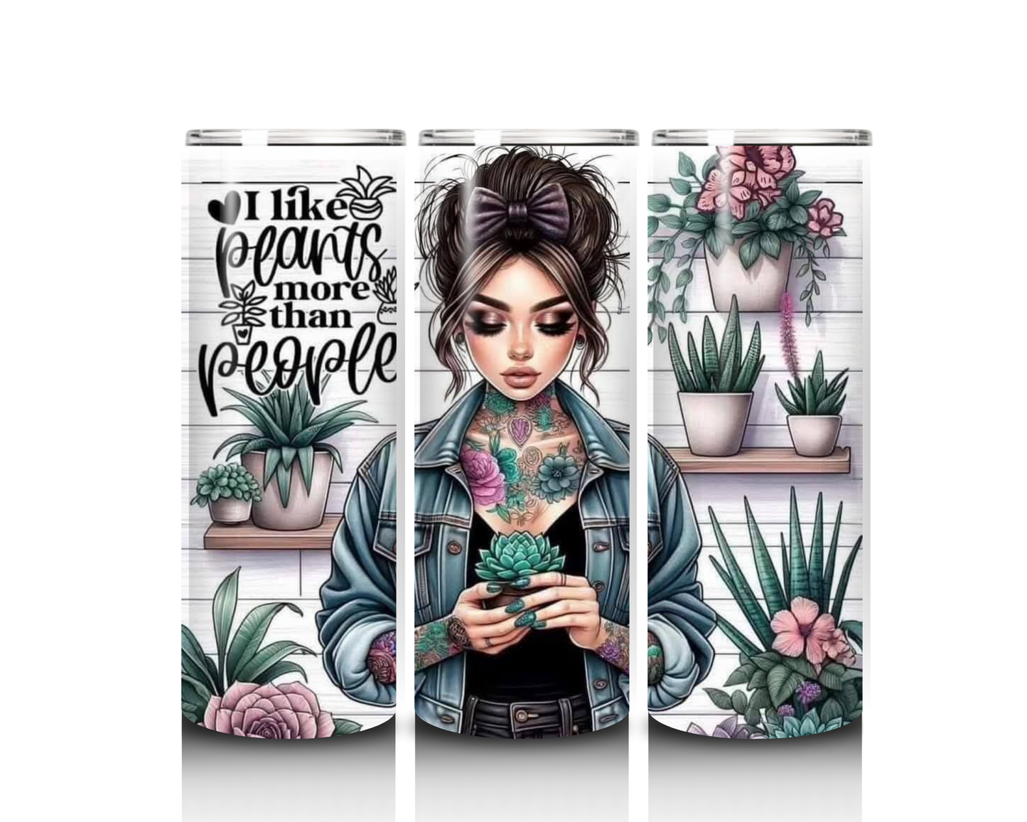 Plants more than People Tumbler