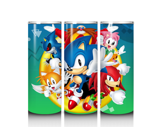 20 oz Sonic the Hedgehog Characters Tumbler