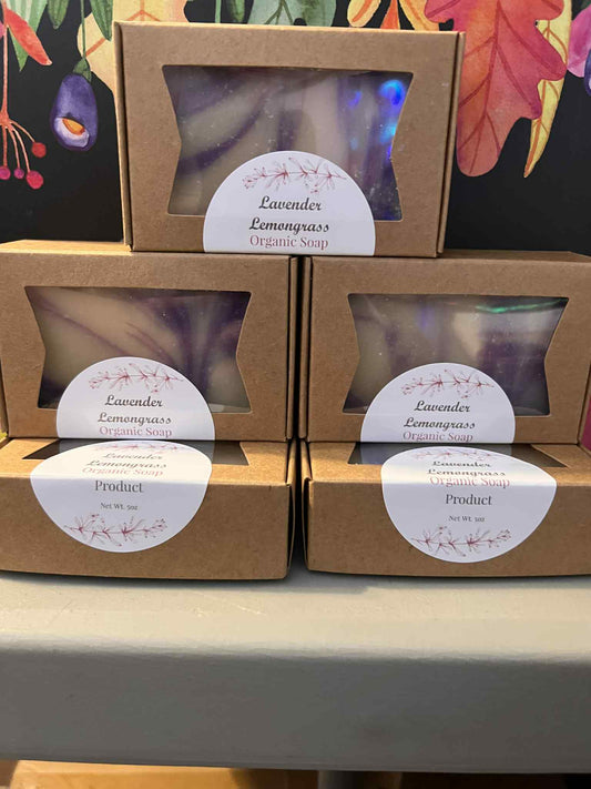 Lavender Lemongrass Soap Bar (organic)