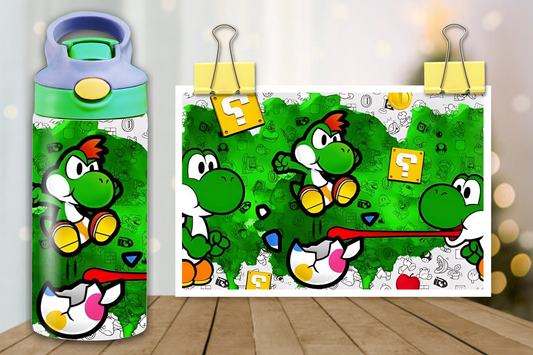 12 oz Yoshi Water Bottle