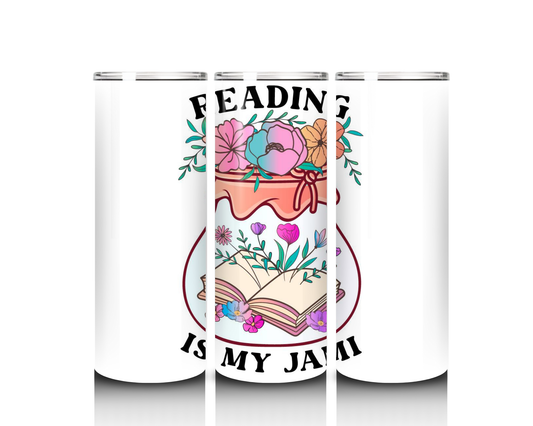 Reading is My Jam Tumbler