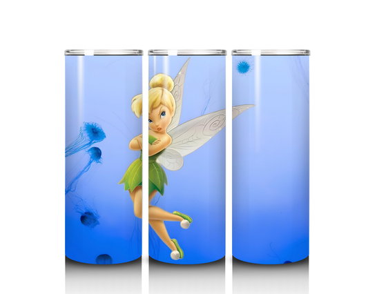 20 oz Angry Tinkerbell Tumbler