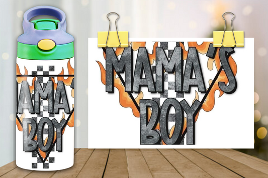 Kids 12 oz Mama's Boy Water Bottle