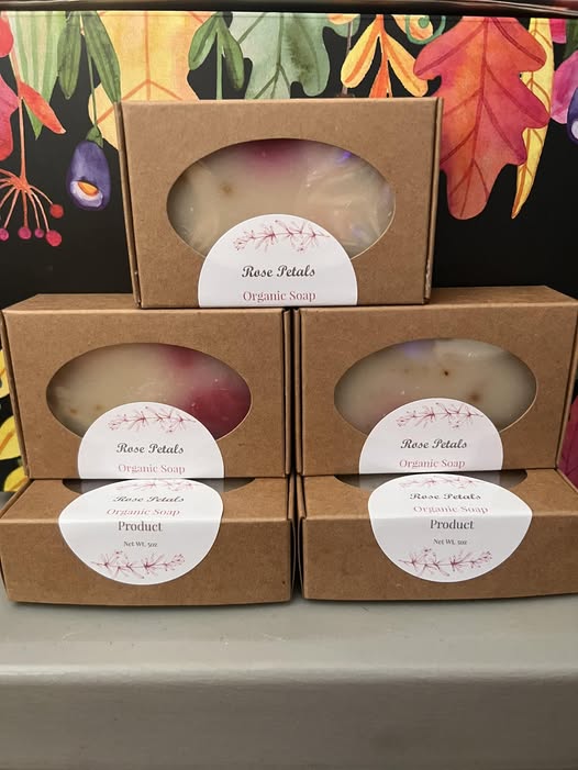 Rose Petal Soap Bar (organic)