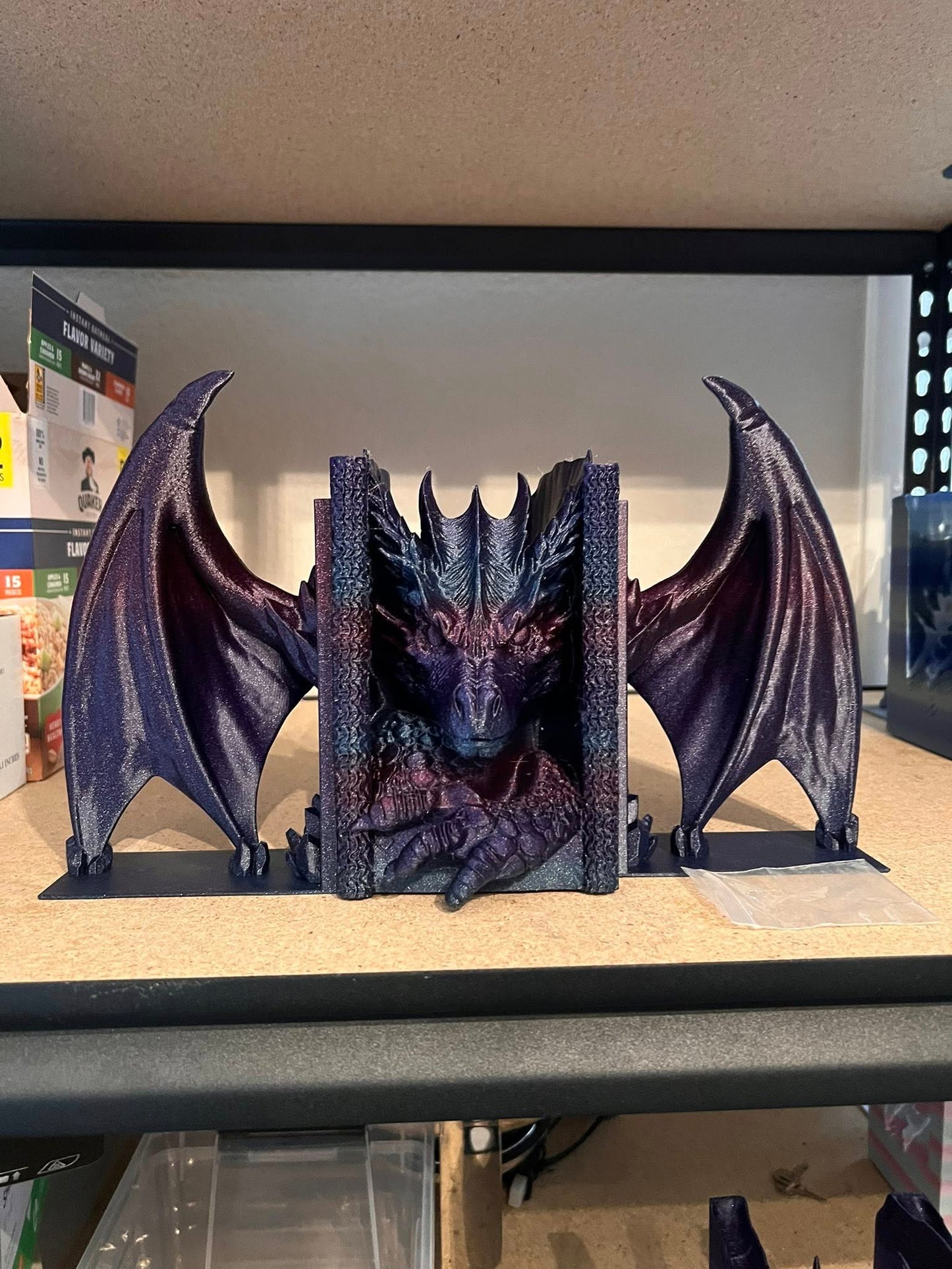 Dragon Book Nook and Wing Book Ends