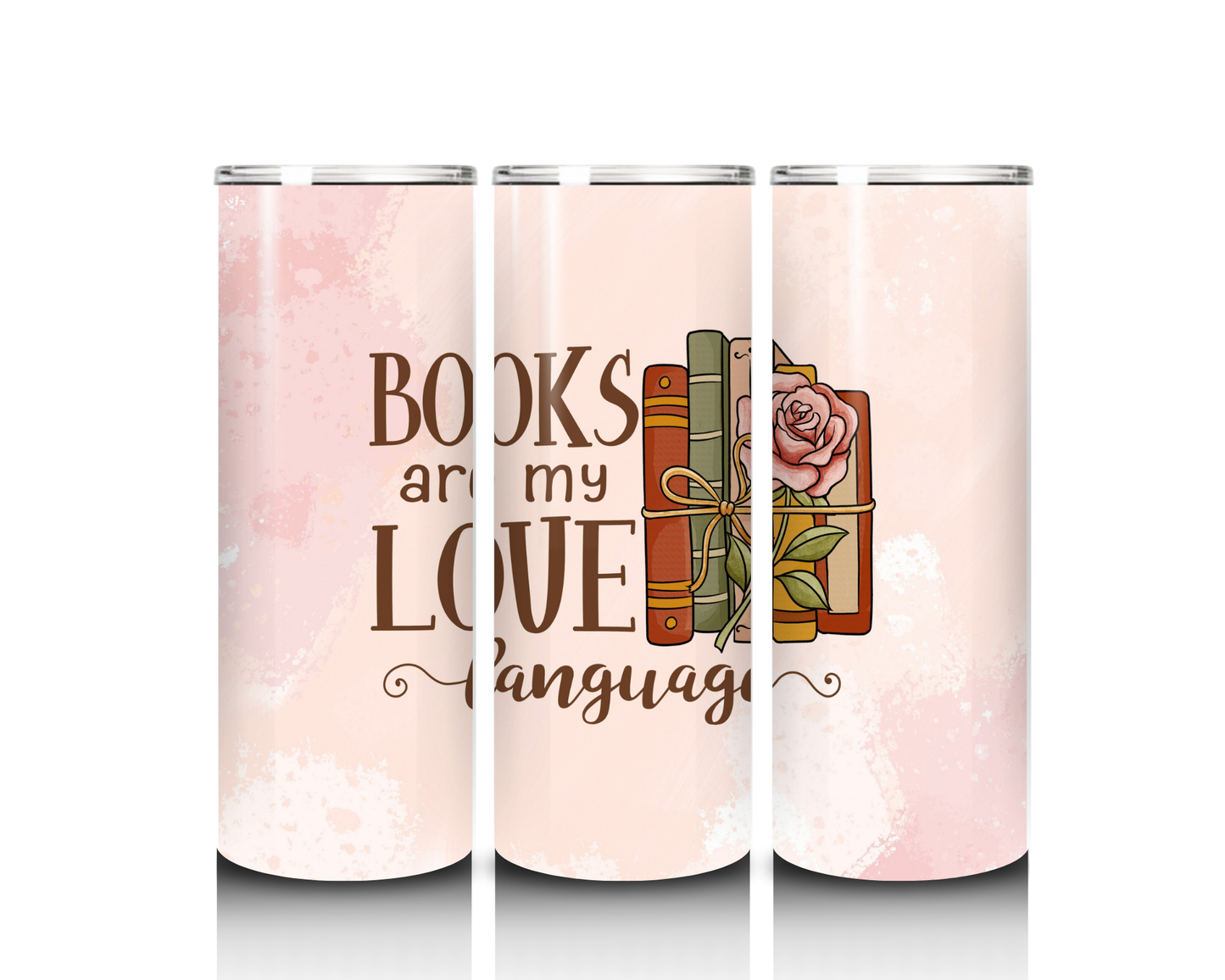 Books are My Love Language Tumbler