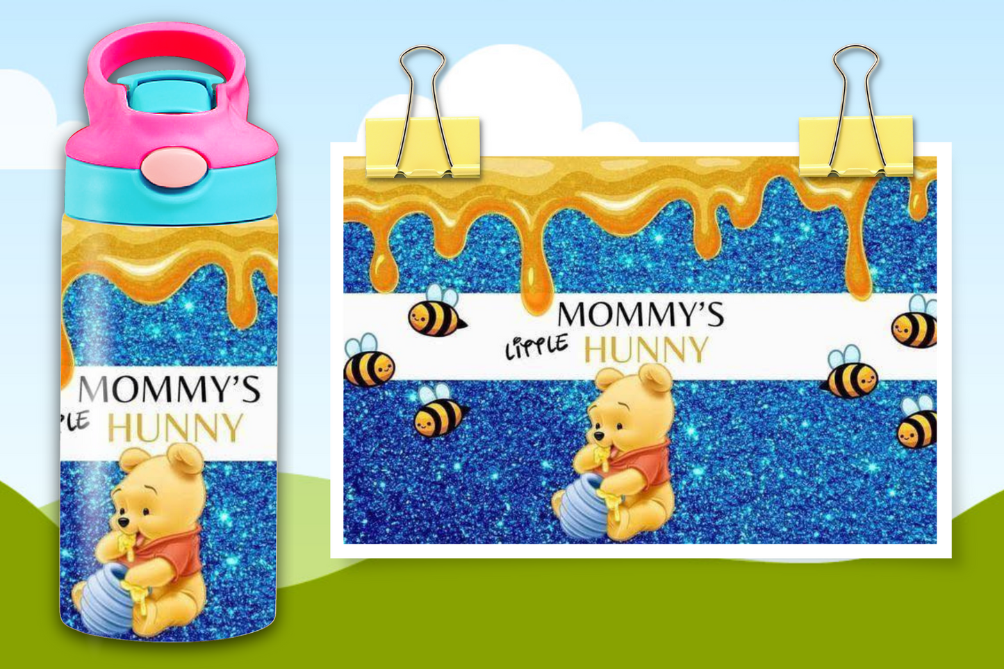 Pooh Mommy's Little Hunny Kids Tumbler