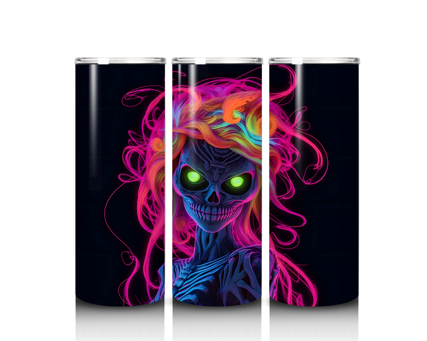 Neon Skeleton Tumbler