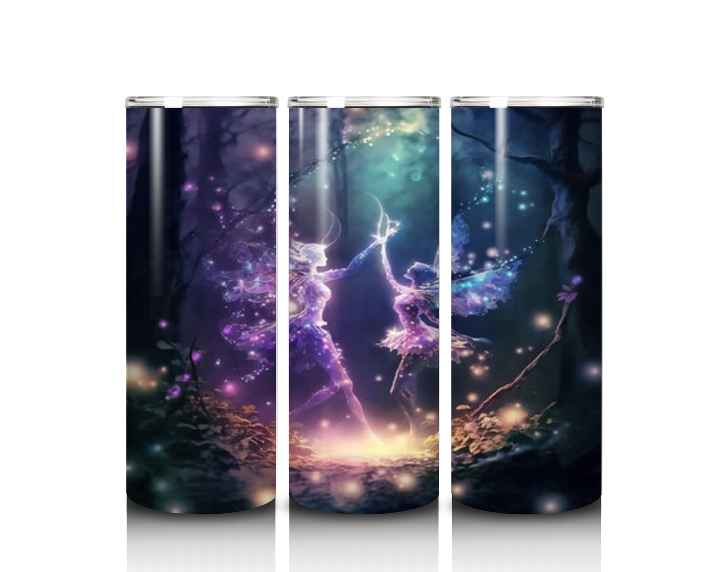 Dancing Light Faries Tumbler