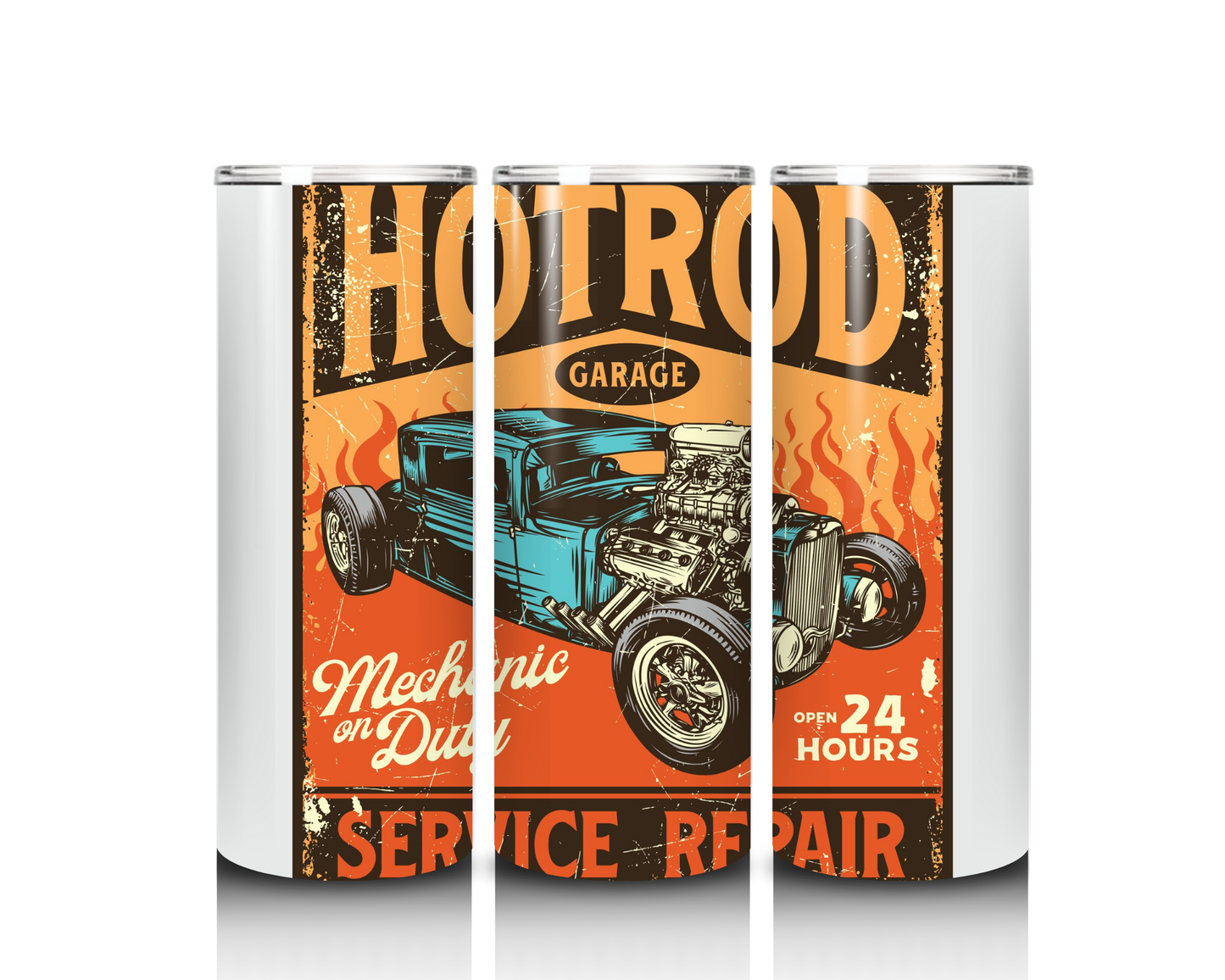 20 oz Hot Rod Garage Tumbler