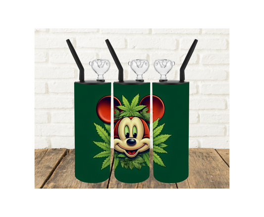 Mickey in the Green 420 Tumbler Pipe