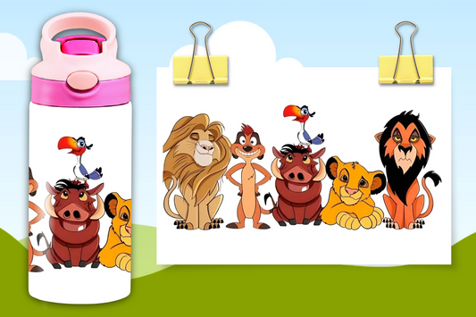 12 oz Lion King Water Bottle