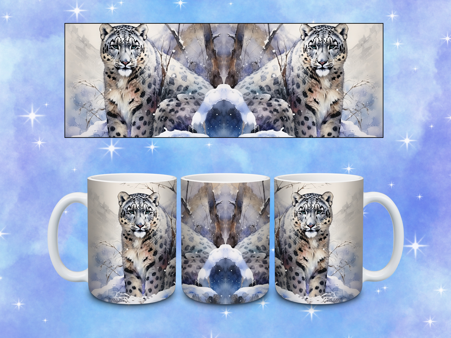Snow Leopard Coffee Mug