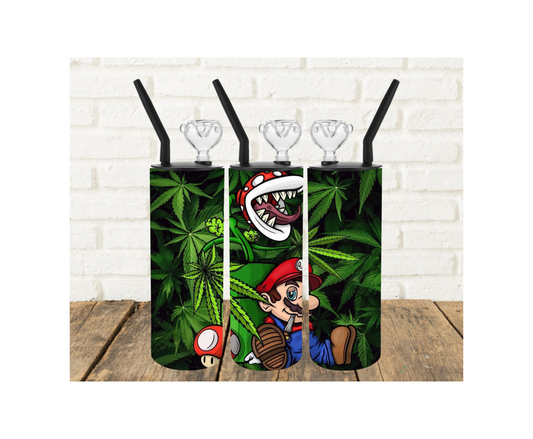 High Mario 420 Tumbler Pipe