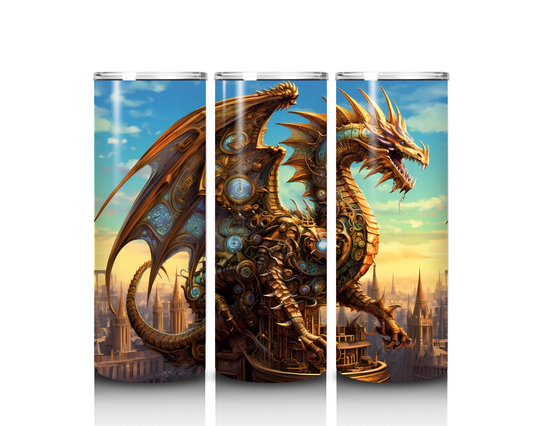 20 oz Mechanical Dragon Tumbler