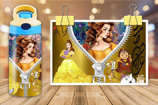 12 oz Belle Zipper Style Water Bottle