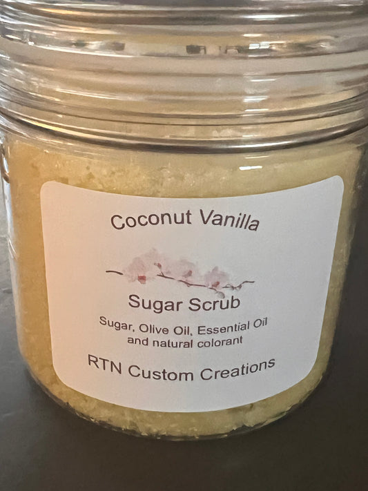 Island Glow – 15 oz Coconut Vanilla Sugar Scrub