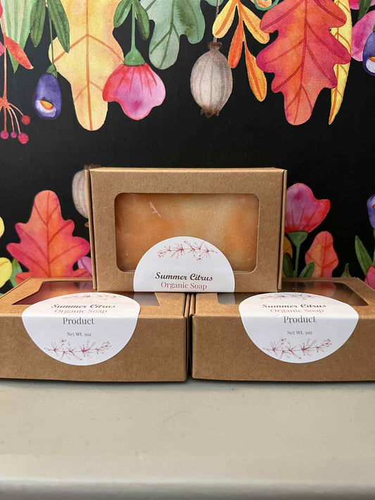 Summer Citrus Soap Bar (organic)