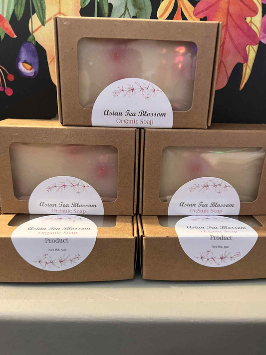 Asian Tea Blossom Soap Bar (organic)