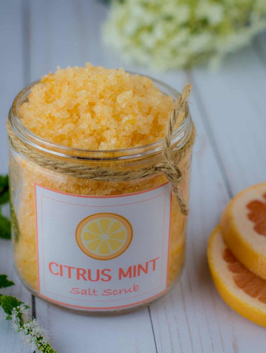 Citrus Mint Salt Scrub